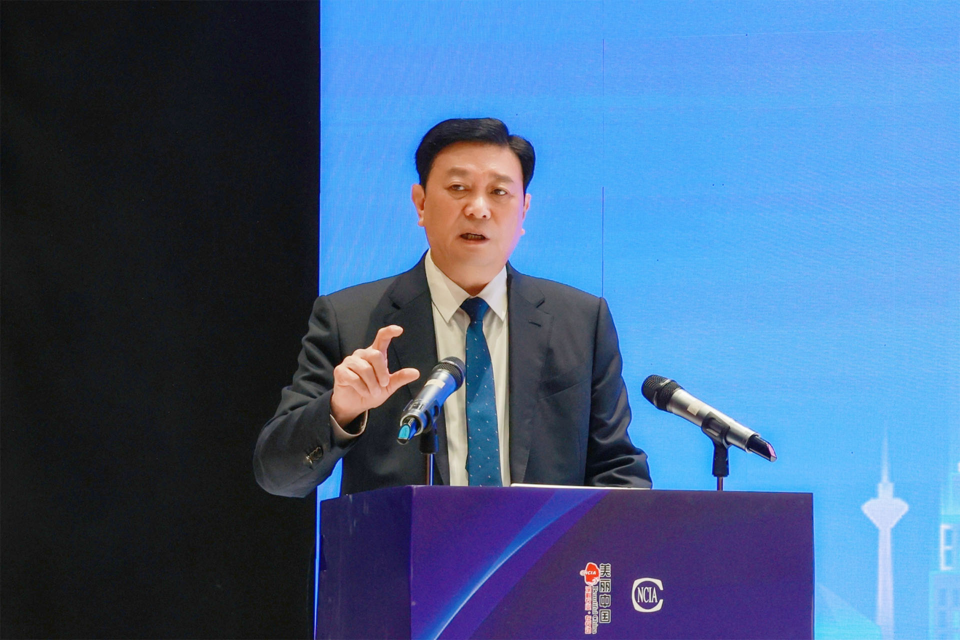 中国涂料工业协会会长刘普军致辞