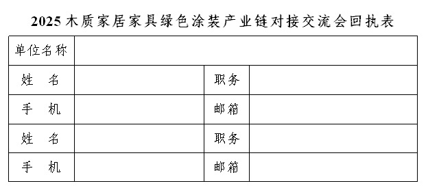 回執表
