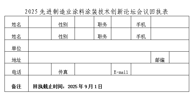 回执表